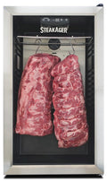 Black and Stainless Steel Dry Aging Refrigerator with 40Lbs Capacity B8918