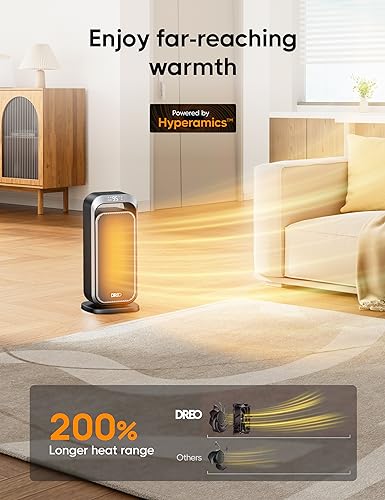 1500W PTC Ceramic Space Heater with Digital Thermostat B719687