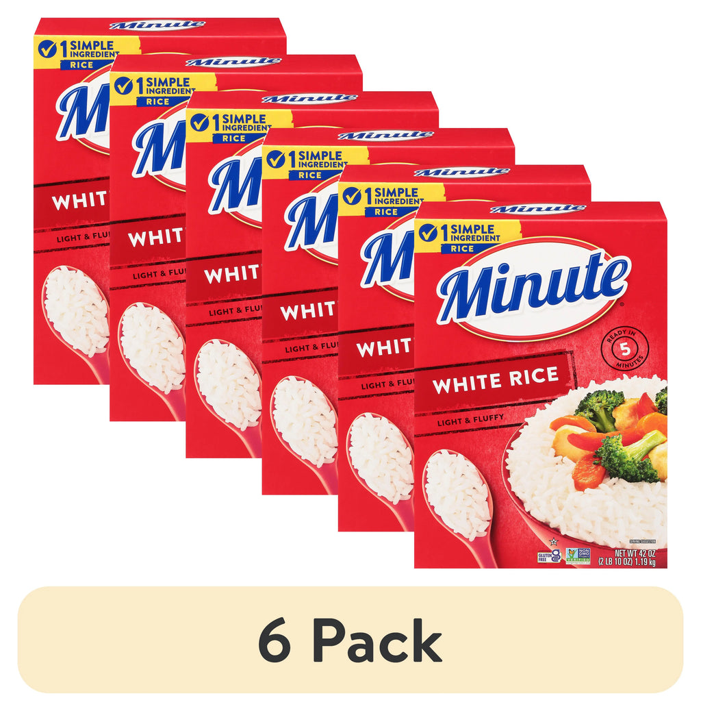 (6 pack) 42 oz Instant White Rice T244