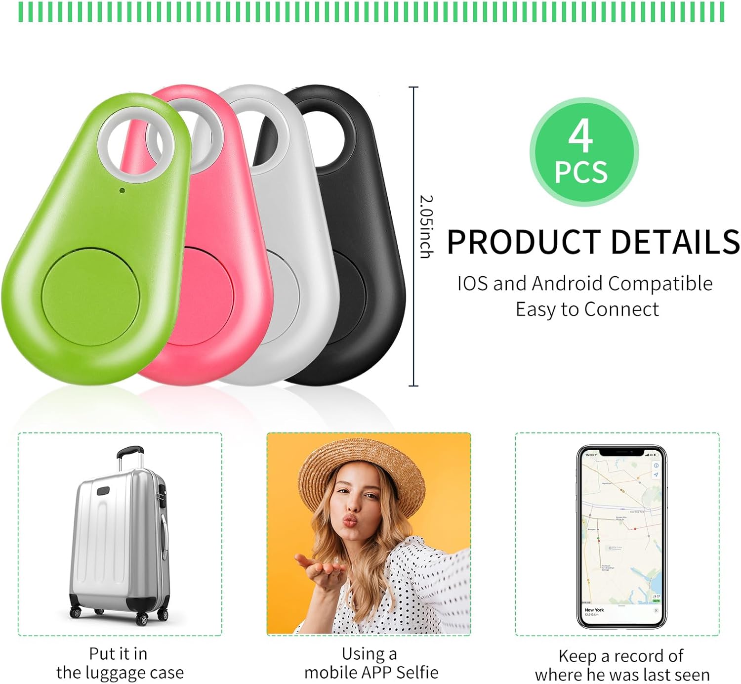 4 Packs GPS Tracker W5217