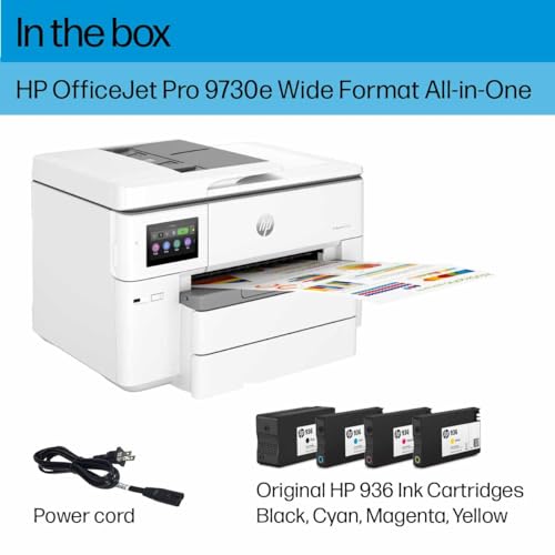 Wide-Format Wireless All-in-One Color Inkjet Printer J783
