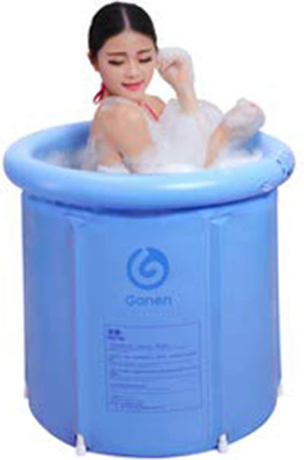 Blue Portable Plastic Folding Bathtub C7941