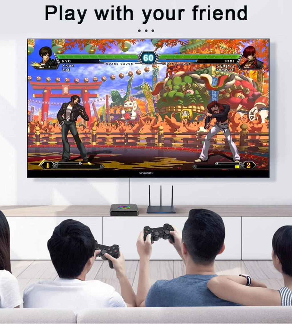 38000 in 1 Arcade Game Console with 2.4G Wireless Controllers HDMI Output 64G N161002