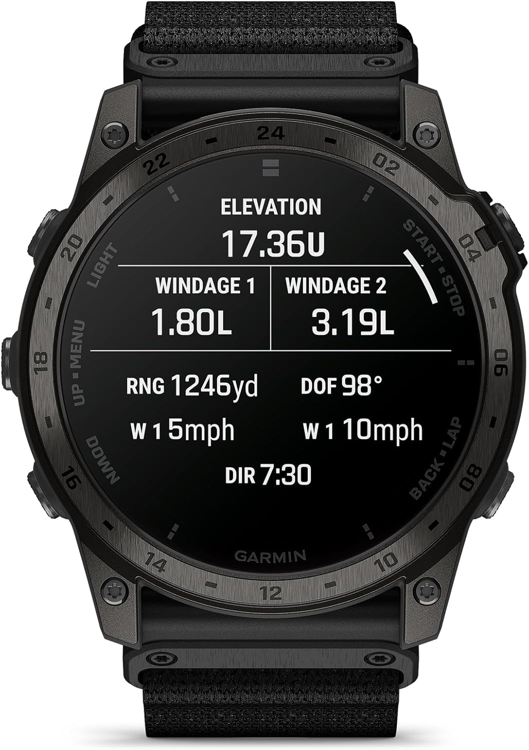 AMOLED GPS Smartwatch with Flashlight and TopoActive Mapping B109065