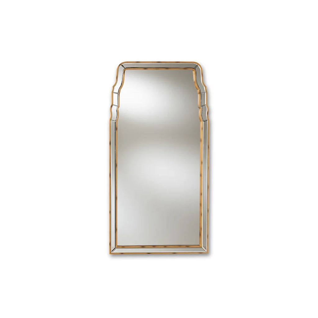 Antique Gold Finished Accent Wall Mirror C12436
