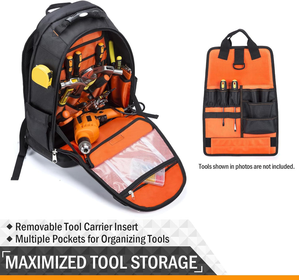 Heavy Duty Tool Backpack with Waterproof Base A6857