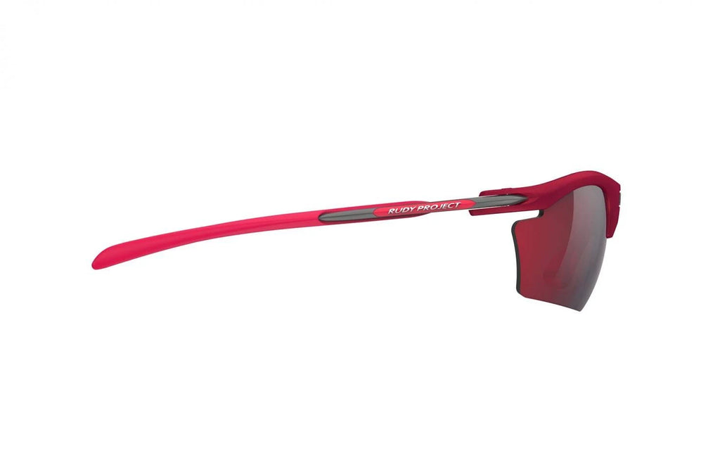 Merlot Matte Multilaser Red Sunglasses H2169