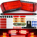 LED Submersible Rectangular Trailer Tail Light Kit O10754