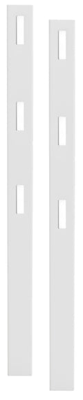 Pack of 2 Vinyl Fence Posts with Cap X4201