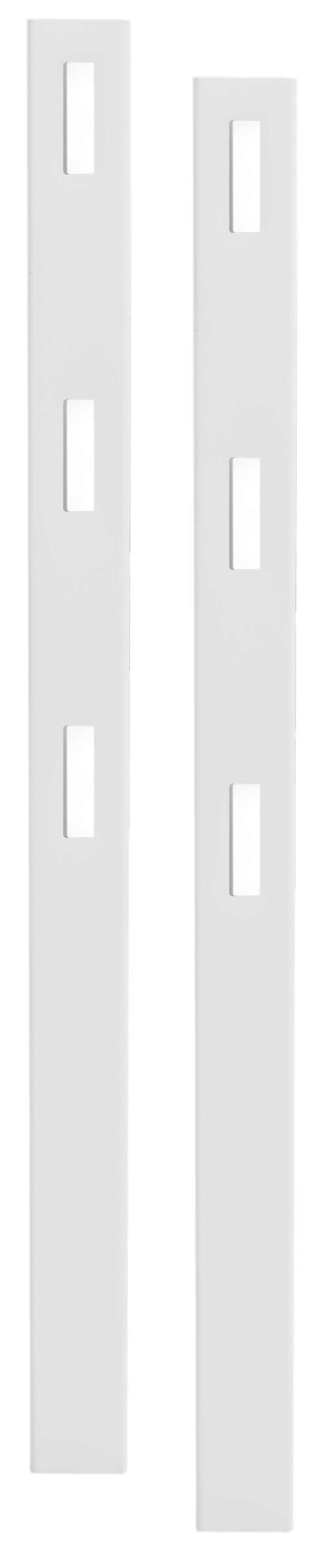 Pack of 2 Vinyl Fence Posts with Cap X4201