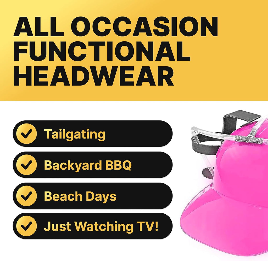 Pink Drinking Helmet Hat Z778576