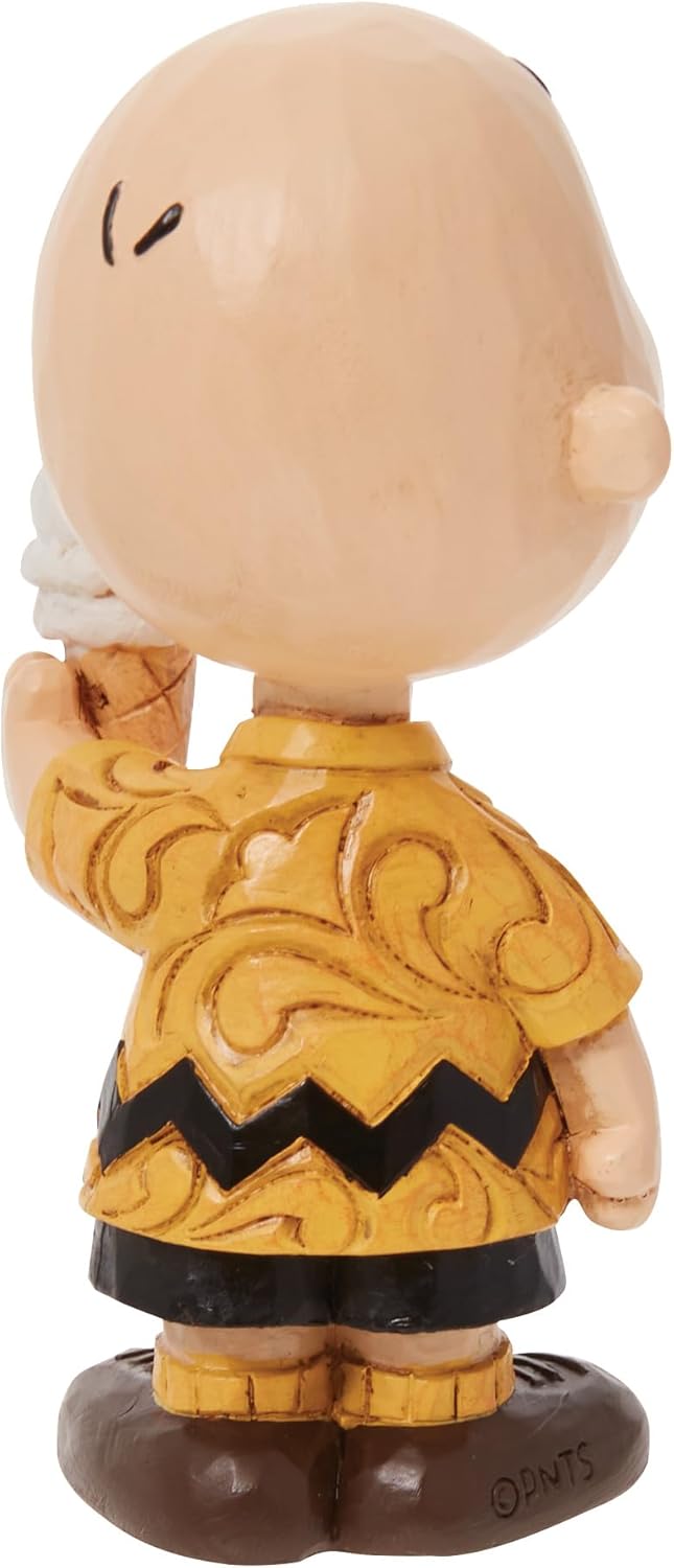 Mini Charlie Brown with Ice Cream Figurine 3 Inch C734