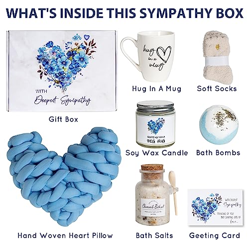 Ivory Pillow Sympathy Gift Basket S97341