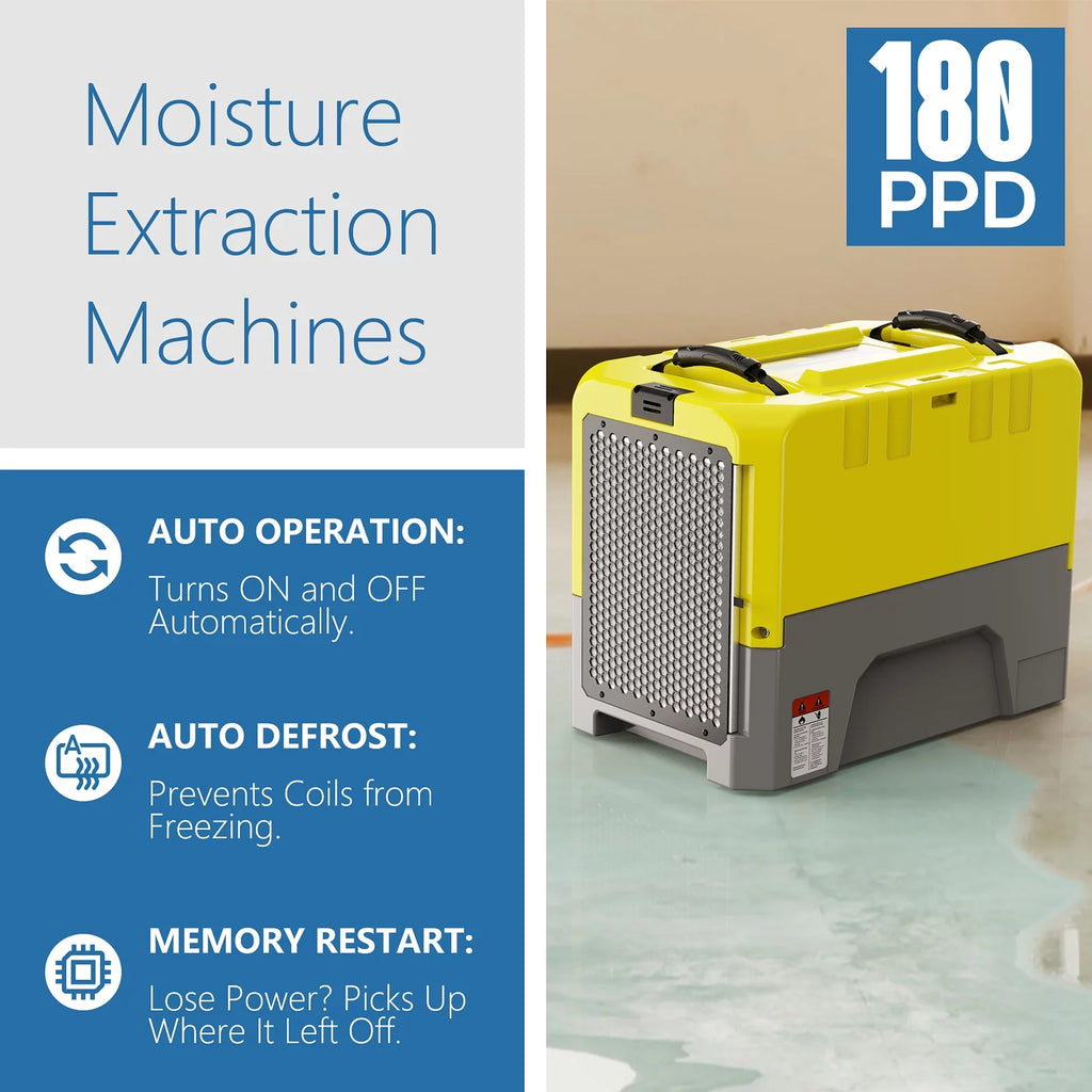 180 Pint Commercial Dehumidifier W78380