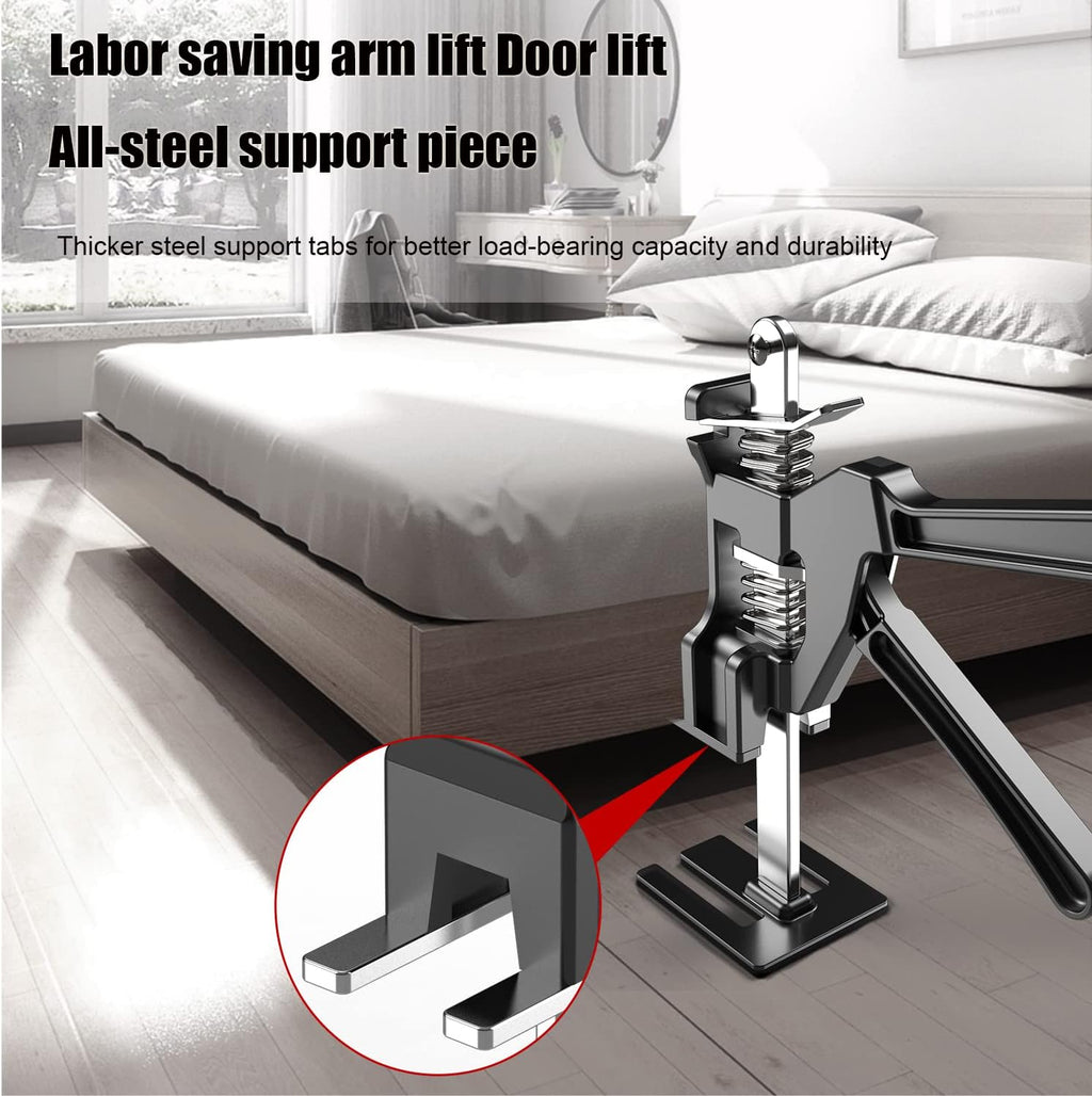 2 Packs Labor-Saving Arm Height Adjuster Lifting Device, Hand Lifting Tool Jack, Drywall Lifts, Furniture Jack, Lifting Height 9.8Inch, Maximum 260 Pounds Pack of 2 E6244