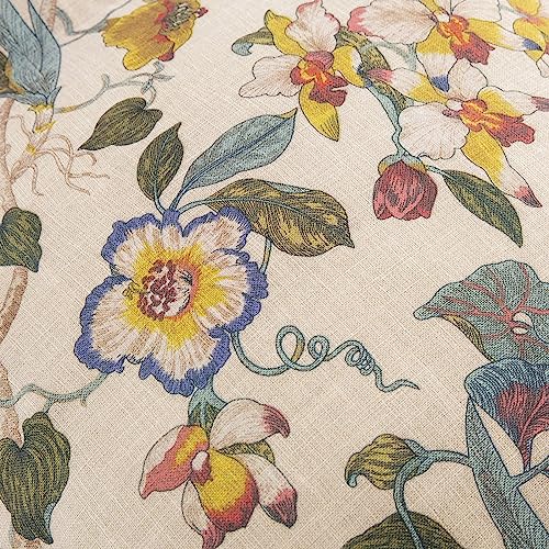 44 x21x4.5 inch Khaki Floral Essence Outdoor Dining Chair Cushions Set of 4 U747