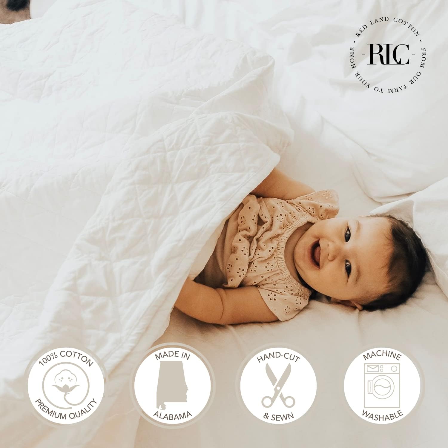 King Natural 100% Cotton Quilt A45854