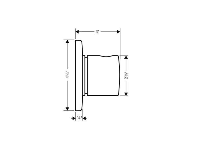 Chrome Diverter Trim C298689