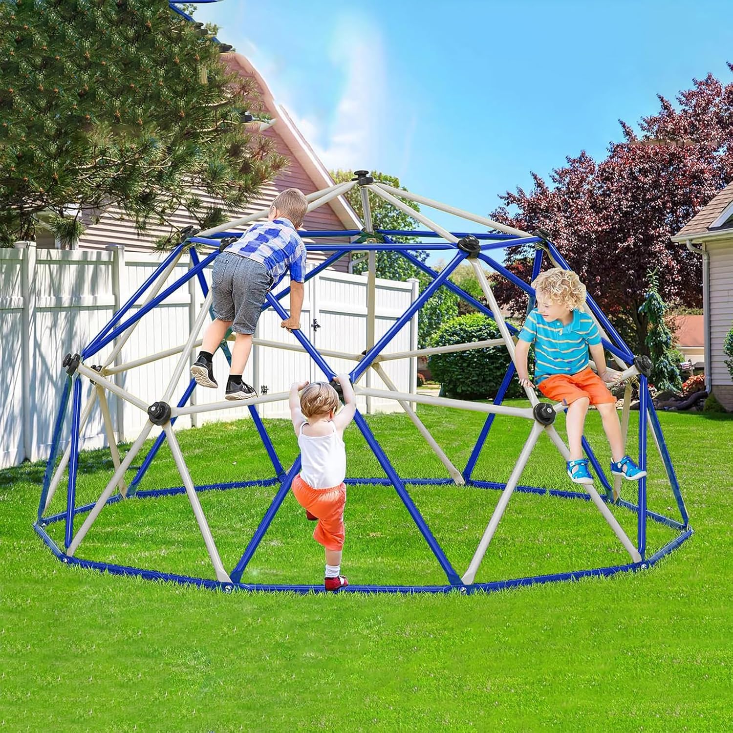 10ft Climbing Dome Jungle Gym with Hammock R687