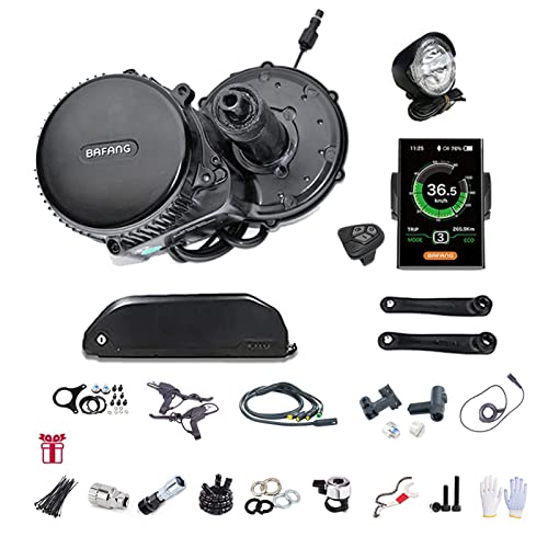 48V 500W 1000W Mid Drive Kit with LCD Display & Chainring Mountain Bike L835297