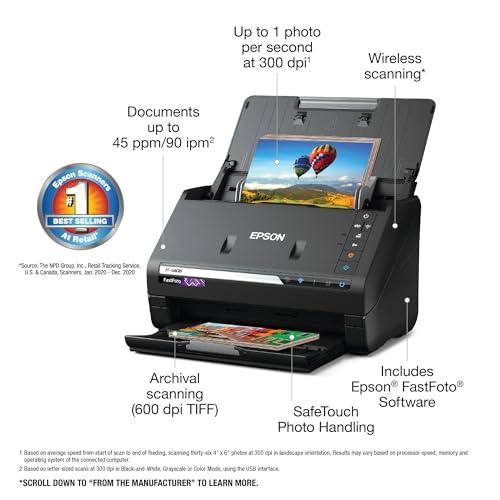 Black Photo and Document Scanning System G511