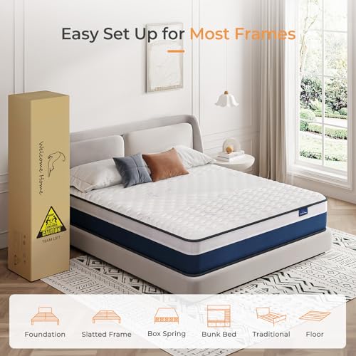 Twin 12 Inch Innerspring Hybrid Mattress with Memory Foam and Pocket Spring M7771