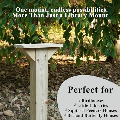 Outdoor Wood Book Storage Box Bracket Q147