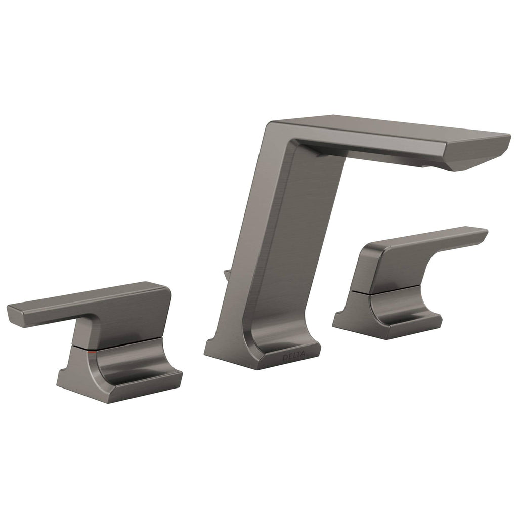 Black Stainless Widespread Bathroom Faucet C176