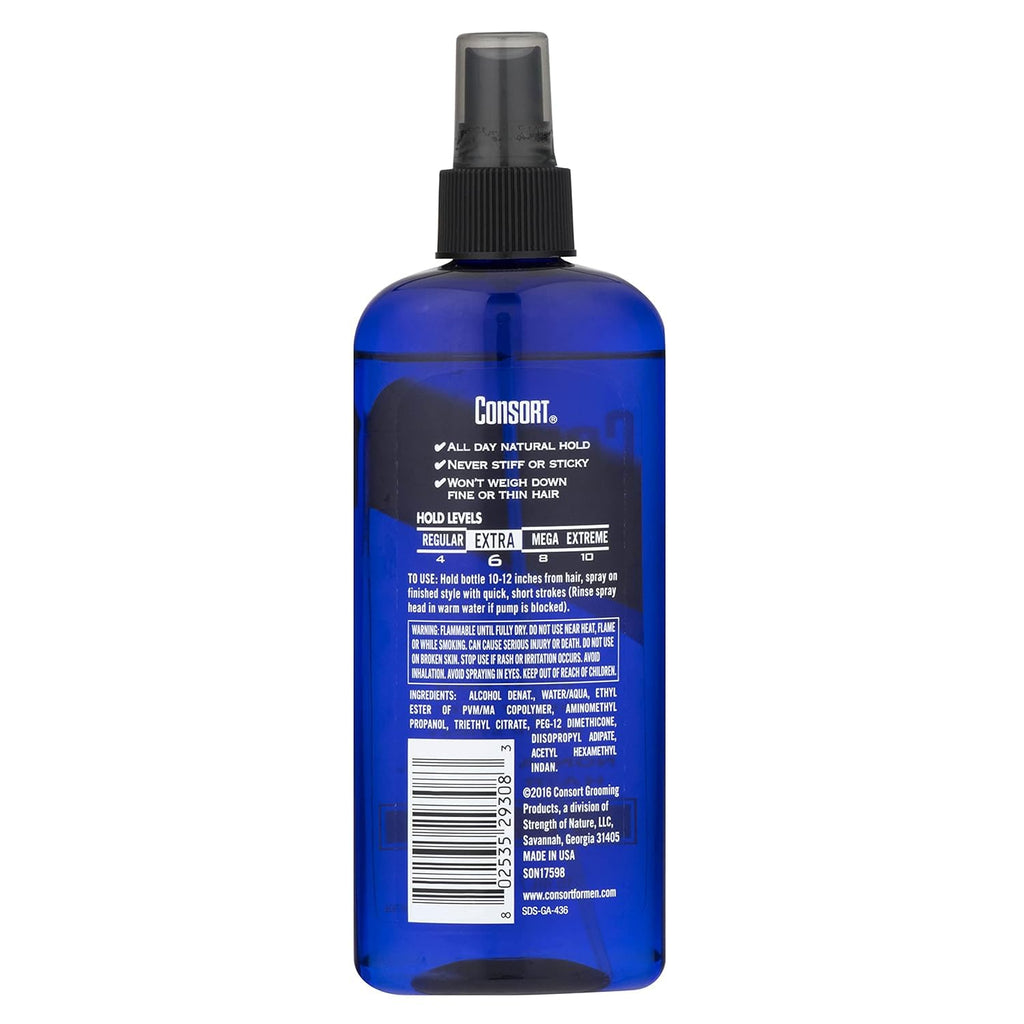Extra Hold Unscented Non-Aerosol Hair Spray 8 fl oz E2168