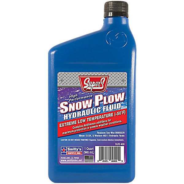 Snow Plow Hydraulic Fluid Oil T542