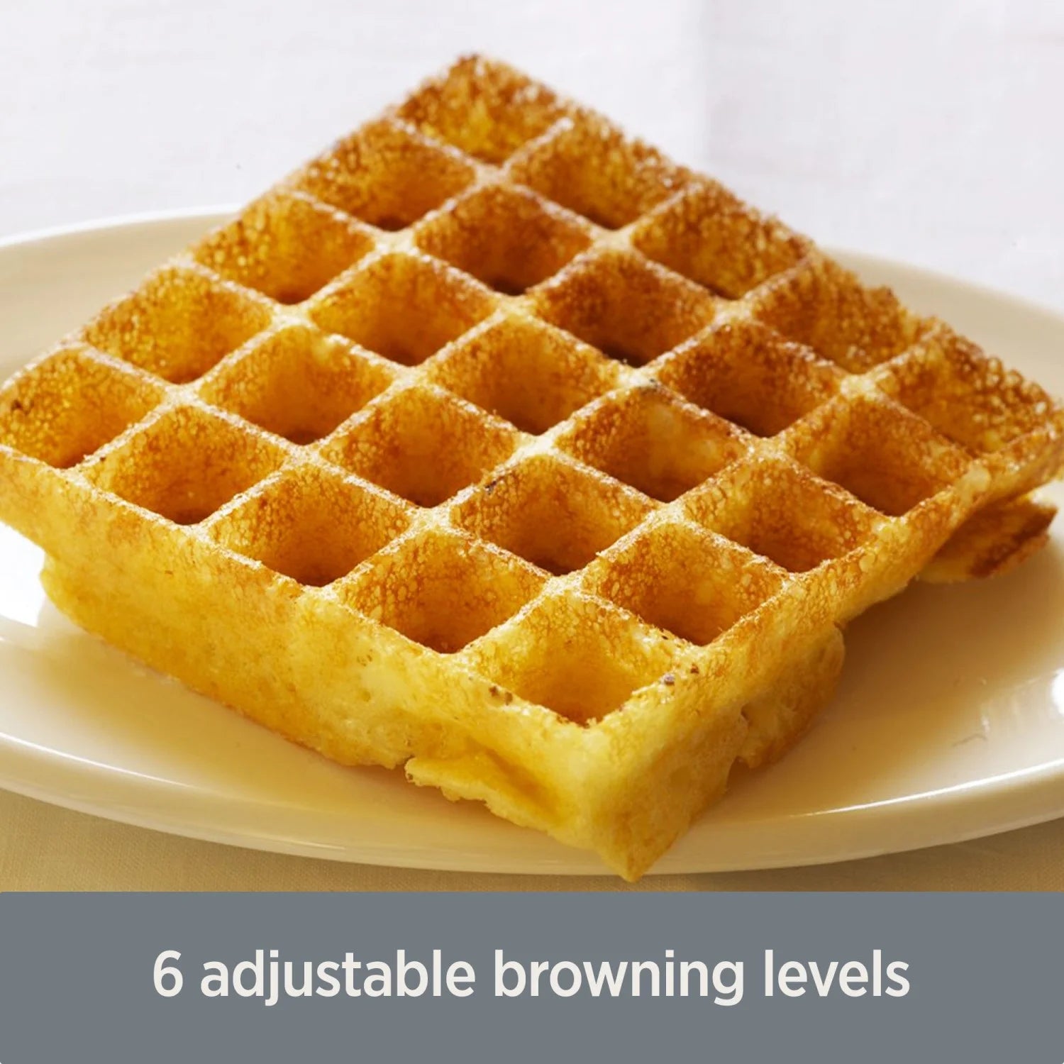 4 slice Belgian Waffle Maker with Removable Plates X894