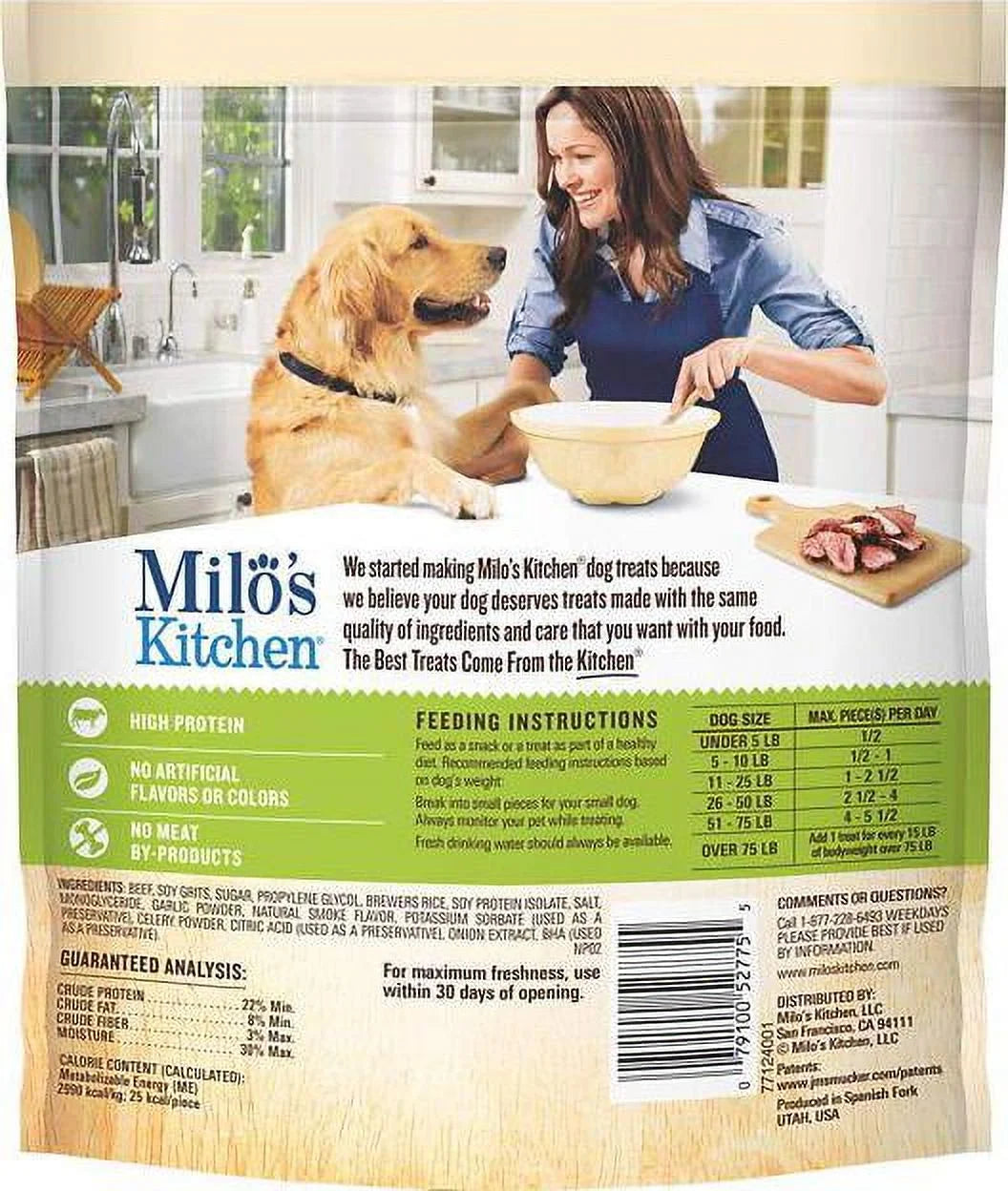 Beef and Rice Sausage Slices Dog Treats, 18 oz. K939693