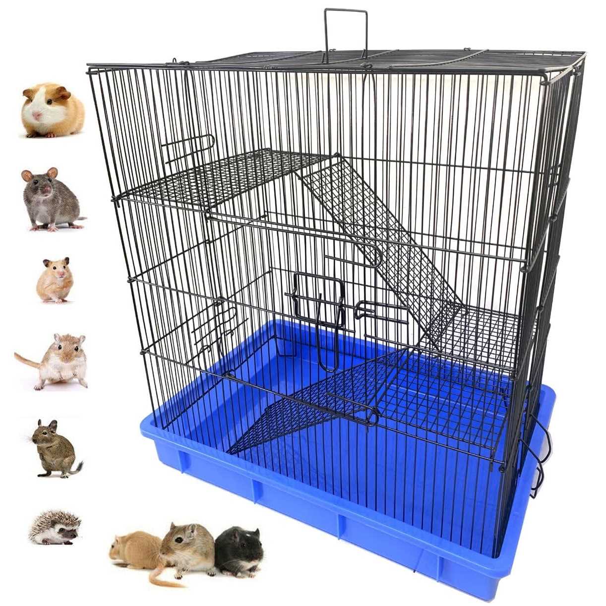 3-story Animal Habitat Cage with Tight 3/8-Inch Wire Body Z986