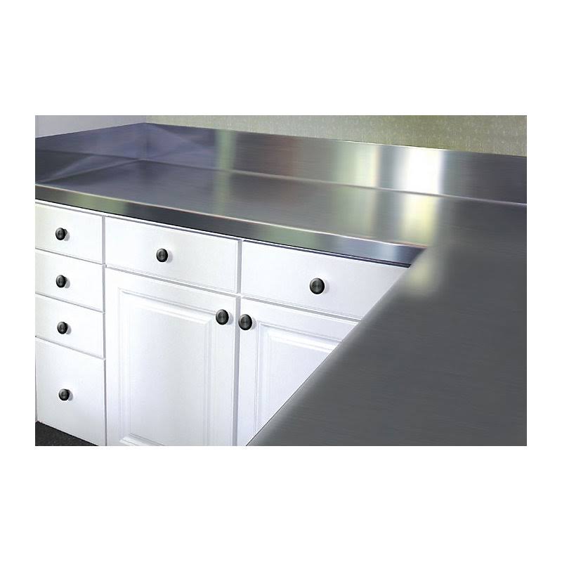 Stainless Steel Counter Top with Backsplash M16225