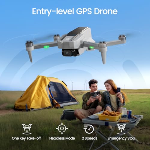 4k Foldable Camera Drone with Brushless Motors Q3969