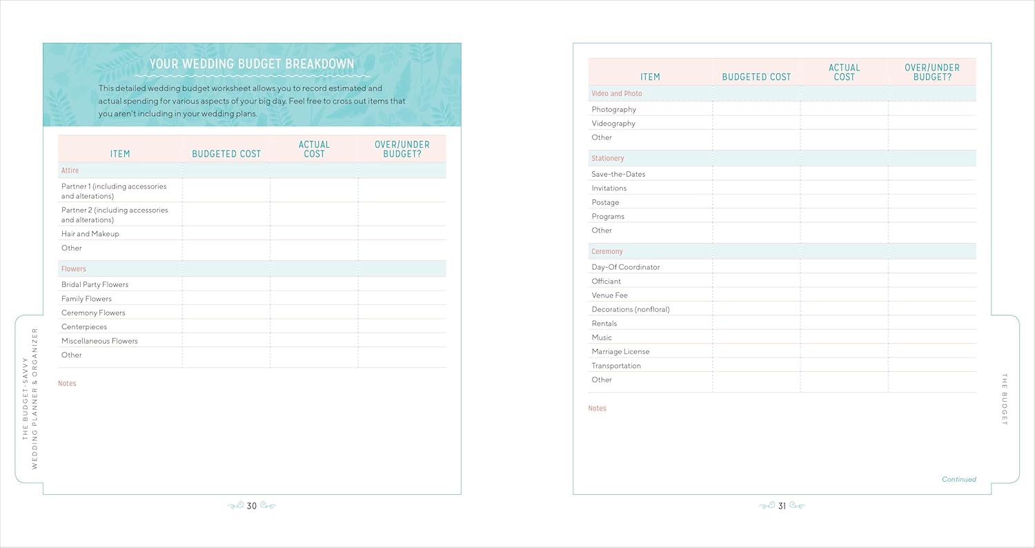 Wedding Planner & Organizer C4697