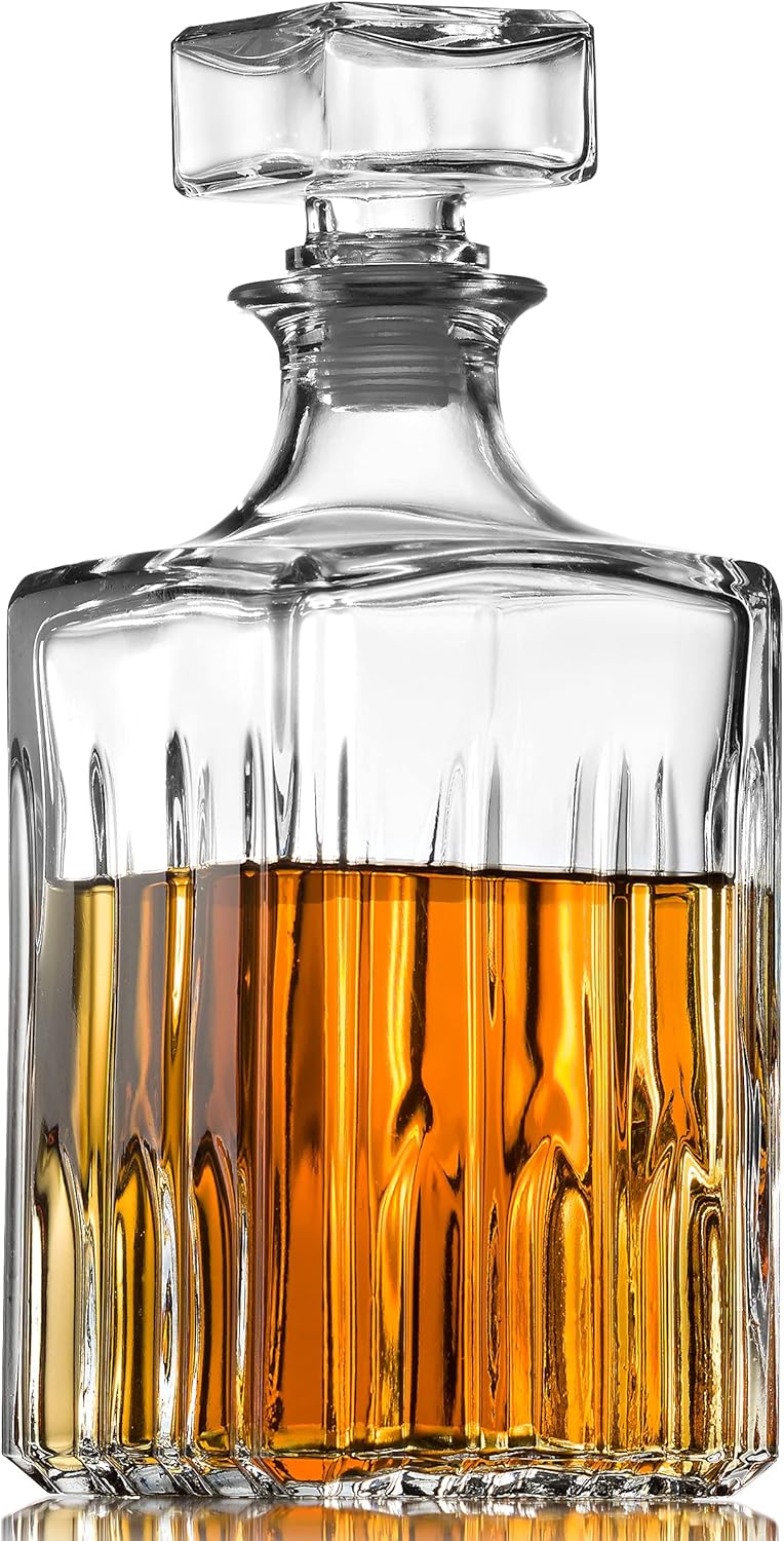 Whiskey Decanter and 2 Glasses Bar Set N9459