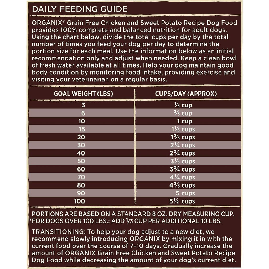 Organic Chicken Recipe Dry Dog Food A7003