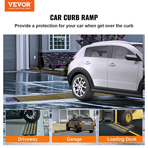 2 Pack Heavy Duty 32000 lbs Capacity Curb Ramp Set A87315
