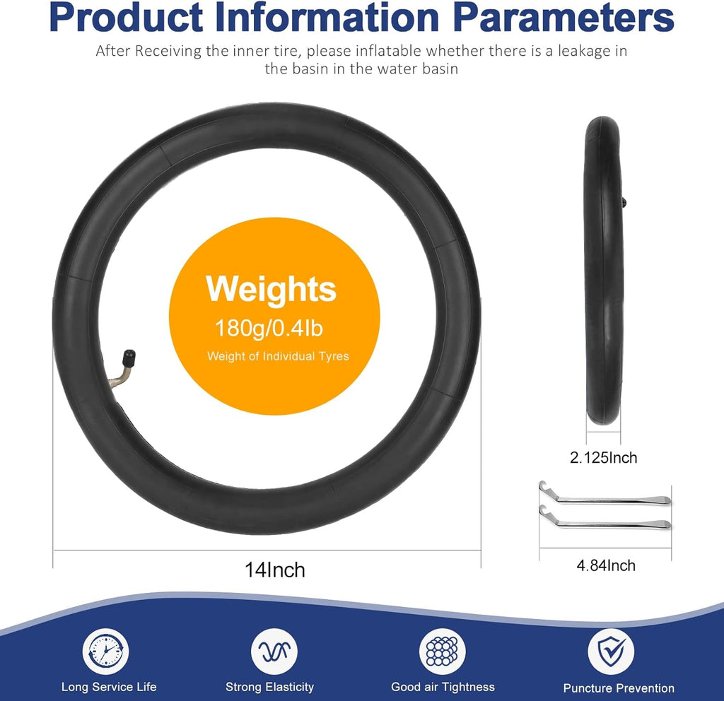 14 Inch Inner Tube with Schrader Valve Stem M625726
