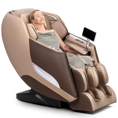 3D Massage Chair Full Body Zero Gravity Shiatsu Recliner with Heating SL Track B859814