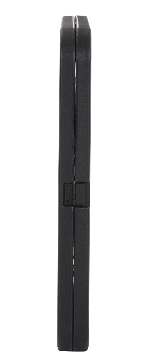 Black 6 Foot x 30 Inch Fold-in-Half Folding Table N41744