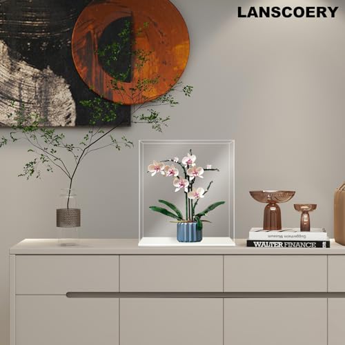 Acrylic Display Case 15.7x15.7x15.7inch White Base H38252