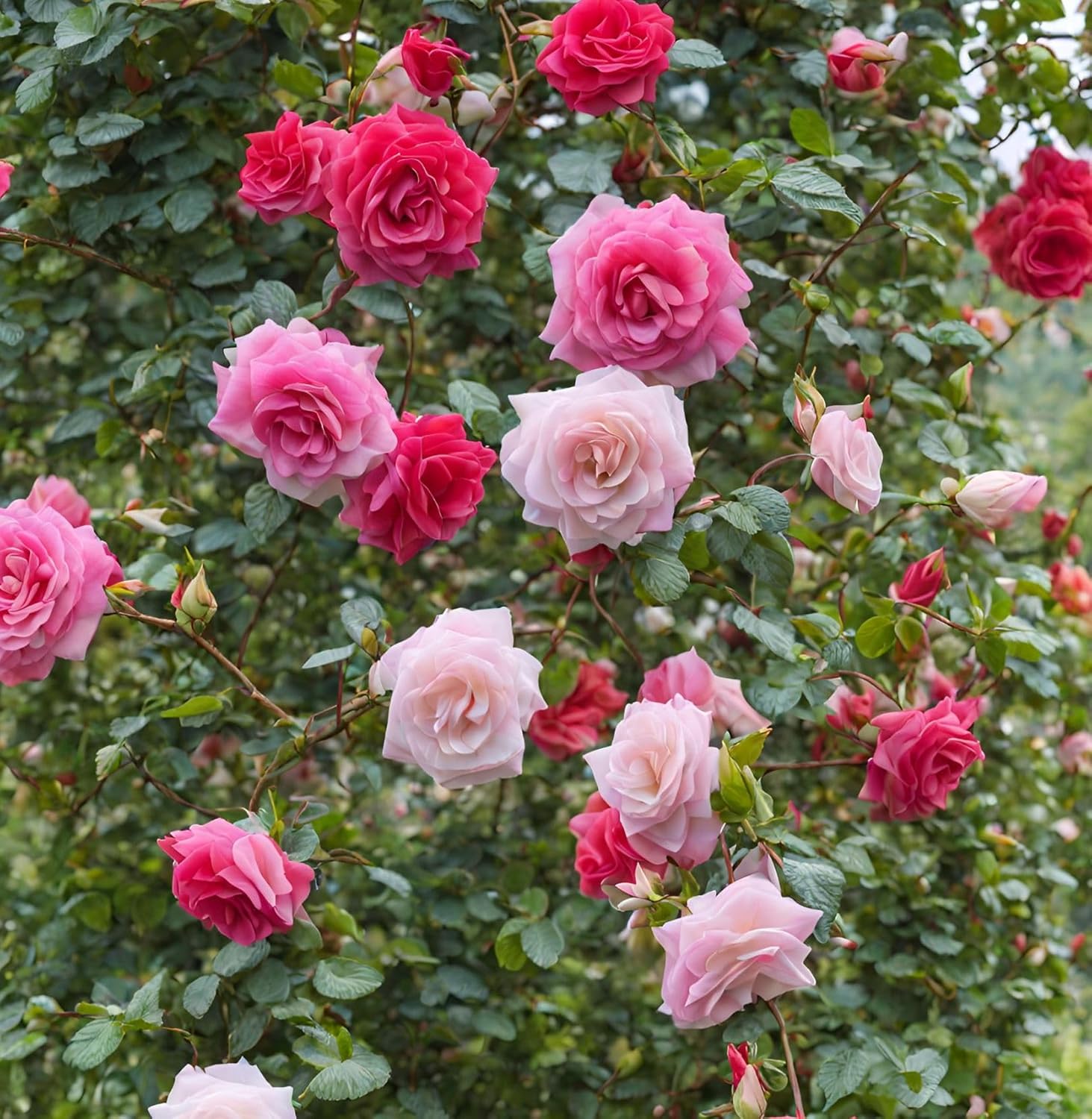 16 Varieties Mixed Color Rose Seeds D6430