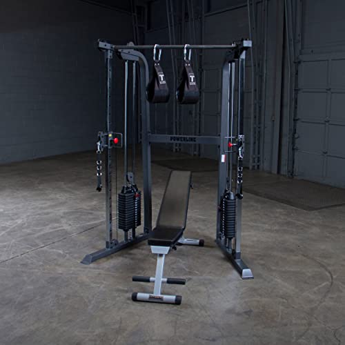 Cable Crossover Exercise Machine with Dual Weights Stack O6412