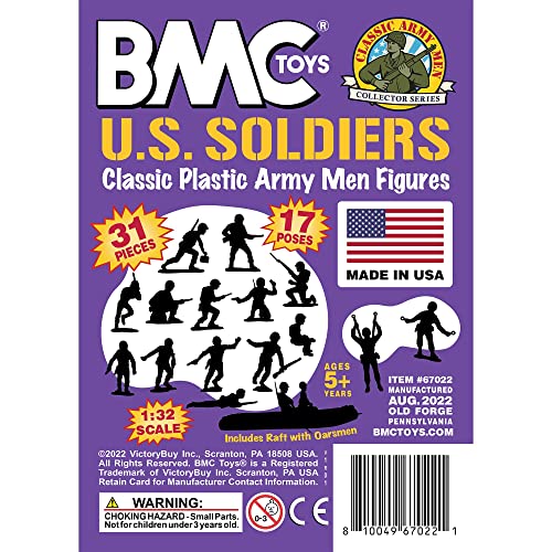 OD Green 31pc Plastic Army Men Figures K9879