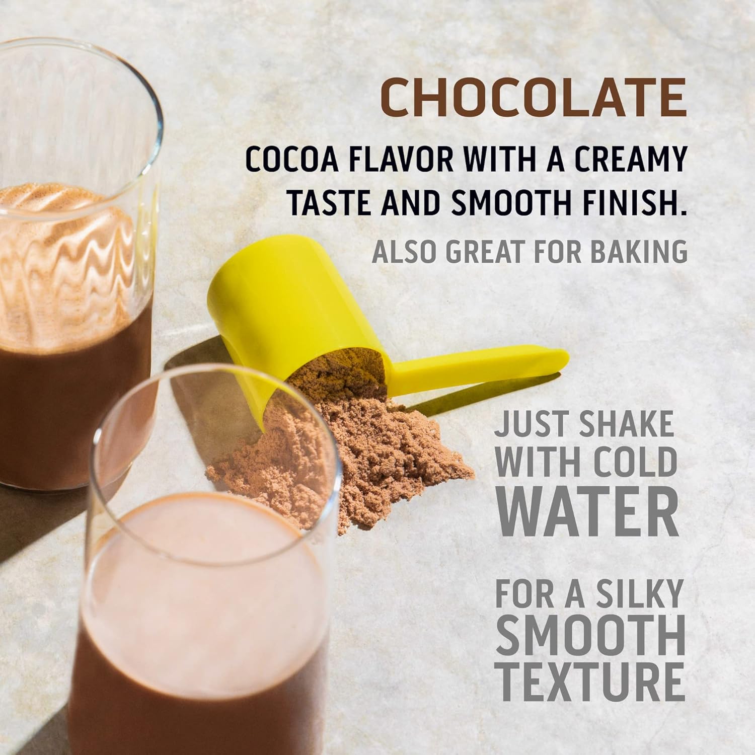 Chocolate Whey and Plant Protein Powder 4 lb 18 Servings E773