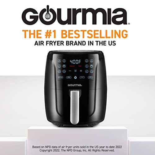 Black and Stainless Steel Air Fryer Oven with 12 Presets R63745