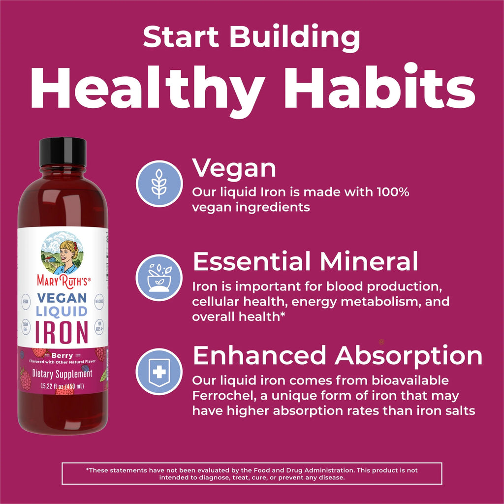 Liquid Iron Supplement 15.22 fl oz W45349