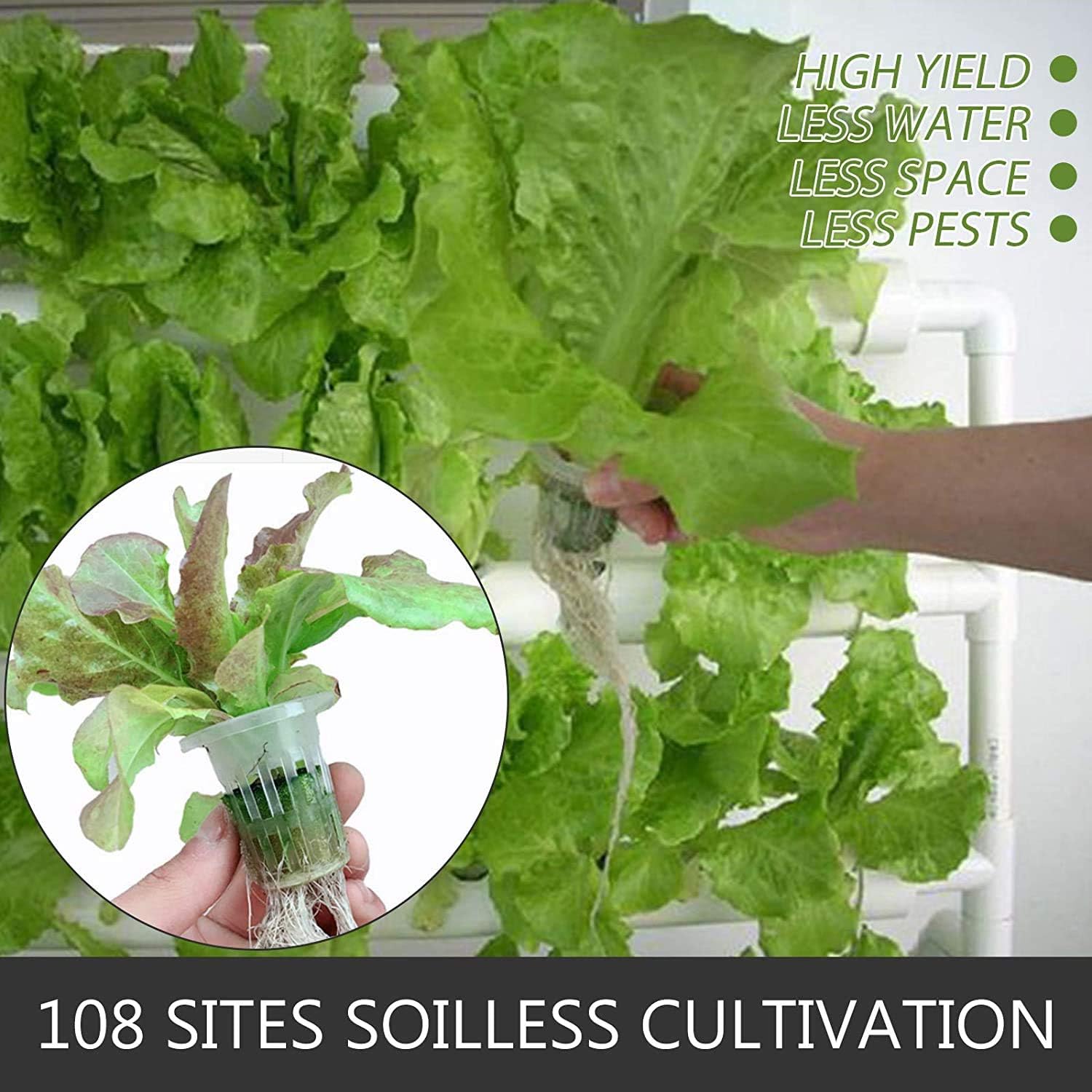 3 Layers 12 Pipes Hydroponic Grow Kit H229953